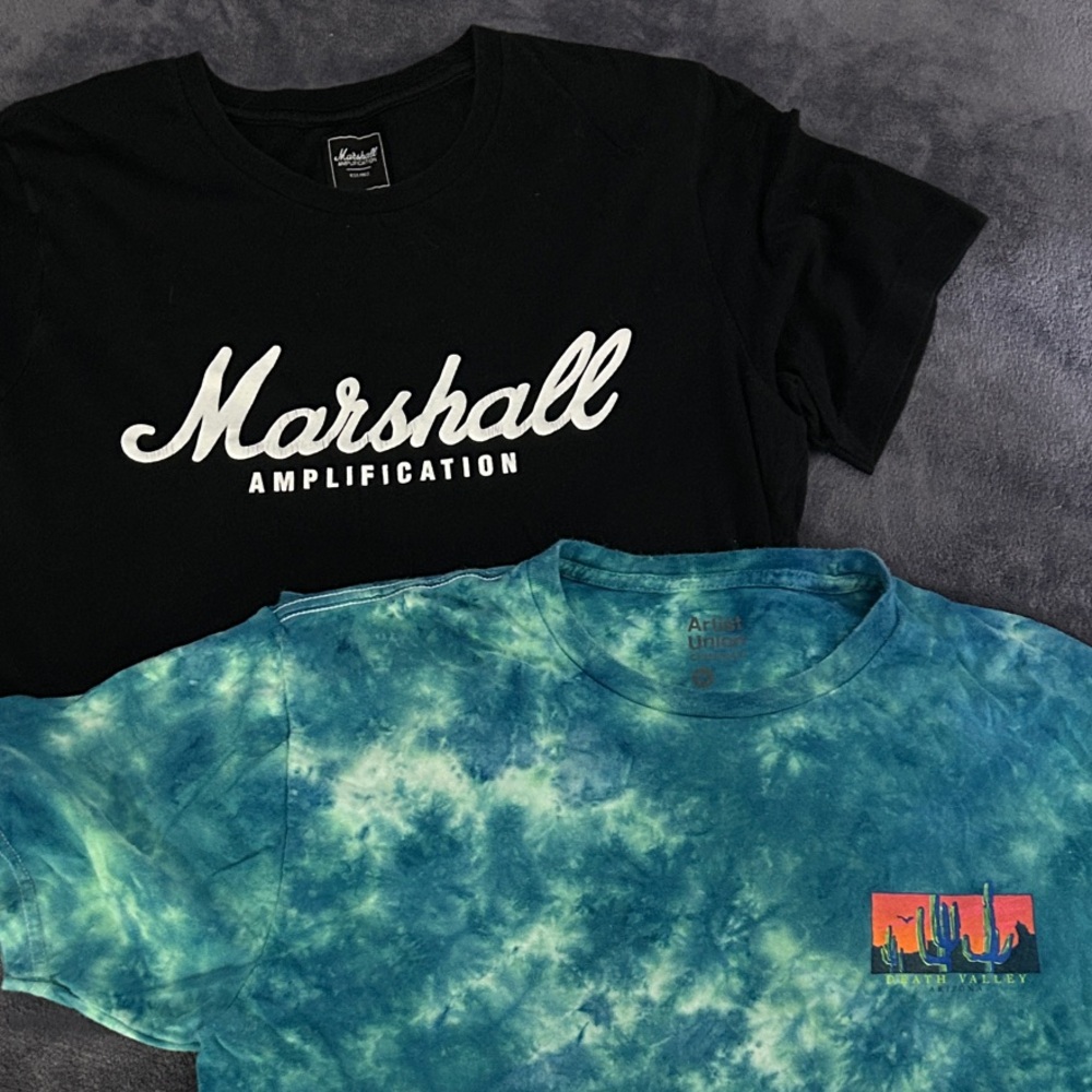 Marshall Black and Blue Kids T-Shirts